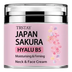 Japan Sakura Essence Cream, Sakura Tone Up Cream with Hyaluronic Acid,