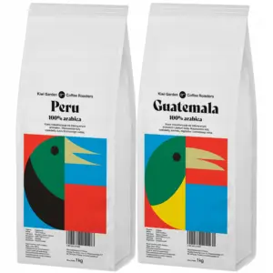 Kiwi garden coffee Fresh roasted PERU + GUATEMALA 2kg