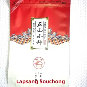 Lapsang Souchong Tea Pot Set Zipper Bags Chinese Wuyi ZhengShan XiaoZhong TeaBag Recyclable Sealing Packing Bag 250g