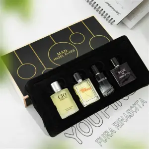 Luxury Brand Perfume Men Cologne Man Parfums Homme 120ml Hombre Perfumes Masculinos Gift Box 4Pcs Set Plant Floral Scent Spray