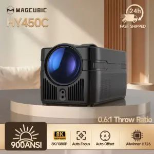 Magcubic 900ANSI HY450C Projector 8K 4K Native 1080P Ultra Short Throw Allwinner H726 Auto Offset BT5.4 WIFI6 Voice Assistant