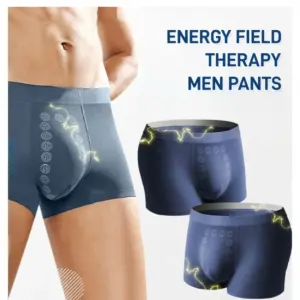 Męskie bokserki do masażu i terapii magnetycznej, szybkoschnące, oddychające, miękkie i wygodne, do codziennego noszenia w sporcie.