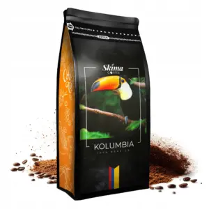 Minced coffee 500g COLUMBIA 100% ARABICA Freshly Roasted SkimaCoffee SKIMA + FREE
