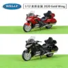 New Product 1/12 Honda Jinyi Locomotive 2020 GOLD WING Simulation Alloy Car Model Scene Matching Ornament Model Gift Collectible