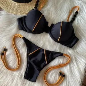 New Sexy Push up Bikini Set Swimsuit Women's low-waist Swimwear For Female Two Piece Beachwear 2023 Bathing Suit