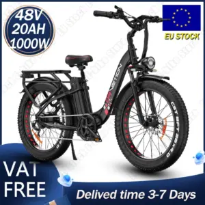 ORNETION CTR26 Adult E-bike 1000W Motor 48V15AH/20AH Lithium Battery Electric Bicycle 26 inch Tire City Commuting Electric Bike