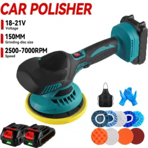 OWJHE 7000RPM Cordless Car Polisher 6 Gears Electric Polisher Auto Car Polishing Waxing Machine For Makita 18V Battery