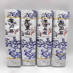 TaiWan Jinxuan Oolong Tea Bag Chinese Blue and White Style 150g/250g Thicken Iron Guan Yin Teabag ALiShan Vacuum Packaging Bag