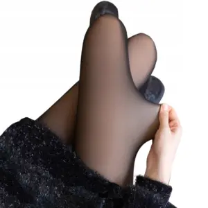 WARM WOMEN'S TIGHTS CRYING 80 DEN MODELING THERMAL BLACKS