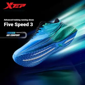 Xtep Five Speed 3.0 For Men 2025 Spring And Autumn Comfortable Casual Shoes Breathable Training Jogging Sneakers 875319110002