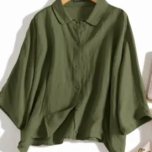 ZANZEA Summer Fashion Lapel Neck Shirt Women Elegant 3/4 Sleeve Blouse Work Buttons Down Tops Tunic Female Casual Loose Blusas
