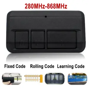 New 3 in 1 280MHz to 868MHz Clone Garage Door Gate Remote Control Copy 433 868 MHz Duplicator Keychain Opener