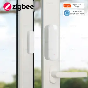 Tuya Zigbee Door Sensor Window Contact Sensor Open Closed Detector Smart Home Alarm Security Protection work with Smart Life