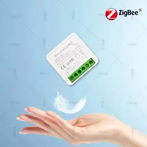 16A Mini ZigBee Smart Switch Module DIY Light Relay Breaker Intelligent Life App Control,Home Automation Works with Alexa Google