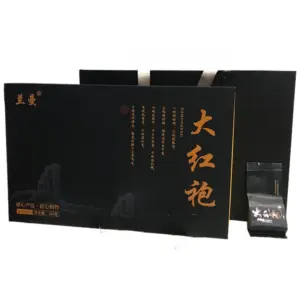 Authentic Dahongpao Tea in Mount Wuyi, Fujian Province, China Gift box Half jin gift box Oolong tea gift