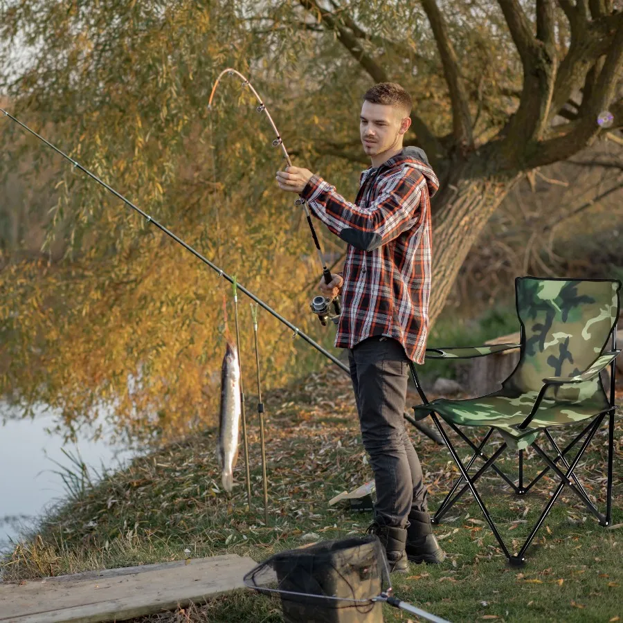 Camping Chair Retoo DailyPro Folding Chair Hiking Chair Hiking Stovery Seat Camping PVC Moroo Back