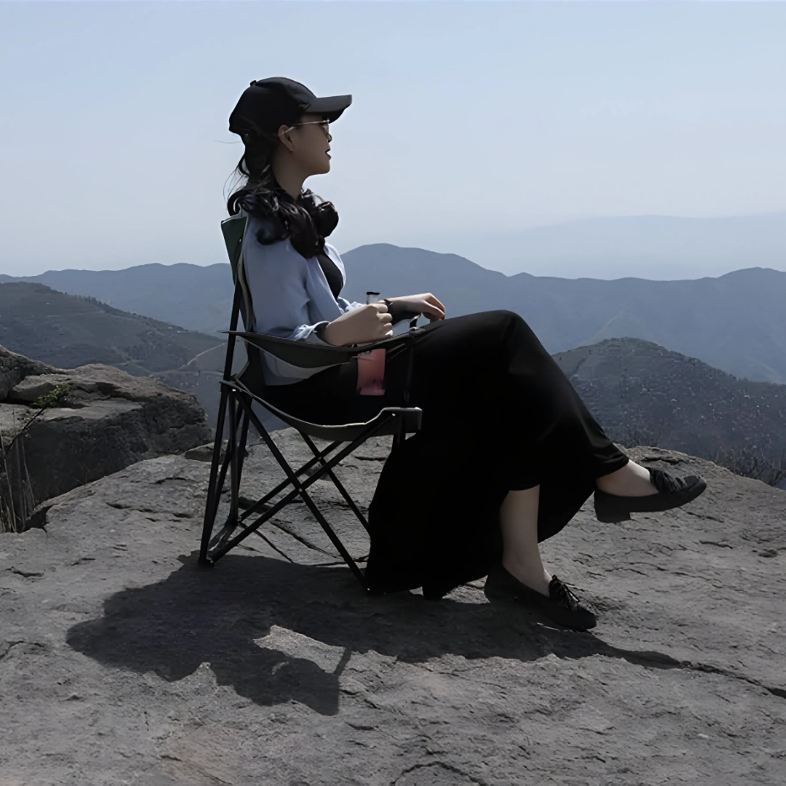 Camping Chair Retoo DailyPro Folding Chair Hiking Chair Hiking Stovery Seat Camping PVC Moroo Back