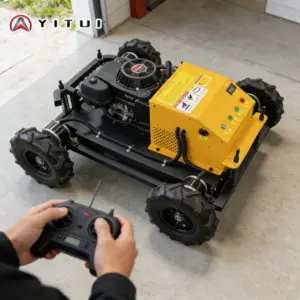 Customized Factory Direct Wheeled Lawn Mower 550mm Cutting Width Affordable Mower Agricultural Remote Control Robot Lawn Mower