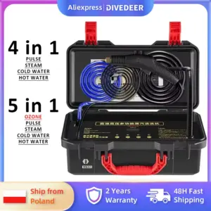 DIVEDEER Multifunctional High-Pressure High-Temperature Steam Cleaner Ideal for Range Hoods Air Conditioners Car Washing
