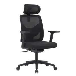 Ergonomic Mesh Office Chair Adjustable HeightFlip-Up Armrest and Lumbar Support 360° Swivel Wheels for Home Office