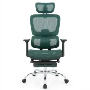 Ergonomic Office Chair ,Breathable Mesh Swivel Task Chair with Hollow Backrest, Adjustable Height & Lumbar Support, Comfortable