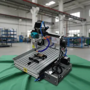 LY 3040 DIY CNC Engraving Machine for Woodworking Aluminum Carving Plastic Acrylic Drilling and Milling 1500W Air-cooled Spindle