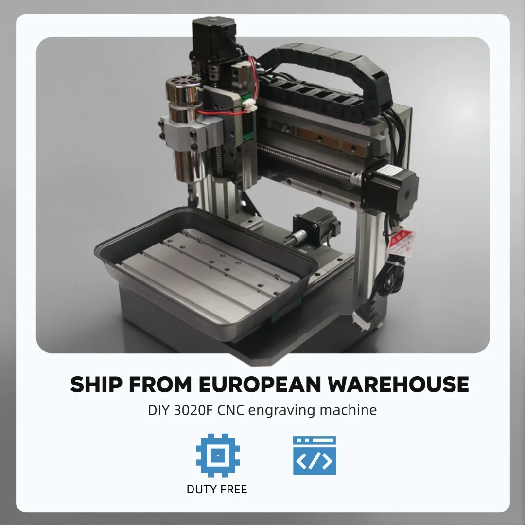 LYBGA Wood Carving Machine Engraving machine DIY CNC 3020F 0.5KW 3/4/5 Axis Router Engraving Drilling and Milling Machine