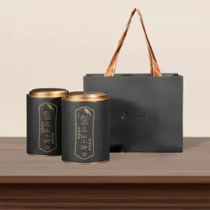 Lapsang souchong Black Tea Box 2024 Spring New Tea Box Authentic Mount Wuyi Dahongpao 200g 400g Tea Canned Gift Box Recyclable