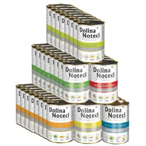 Noteć Valley Premium MIX flavors wet dog food 48x400g