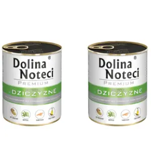 Valley of the Noteć Premium Wet Food For Dog Fox Rich Can 800 G x2