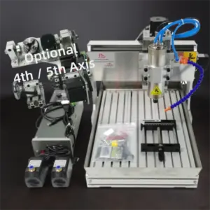 Water Coolling 2200W LY 2030 3040 3060 4060 3/4/5 Axis Aluminum Engraving Machine Wood CNC Router Metal Engraver Milling Lathe